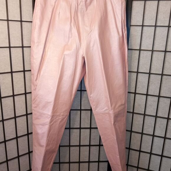 David Benjamin Vintage Pink Iridescent Leather Suit (NO HAT!) - Picture 9 of 13